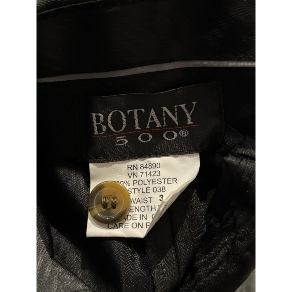 Botany 500 Men's Style 038 100% Polyester Dress Slacks Size 38L - Picture 5 of 7